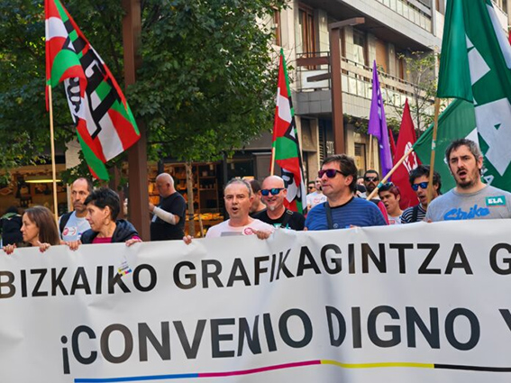 UGT FICA tacha de irresponsable a la patronal de Artes Gráficas de Bizkaia por ausentarse de la mesa de negociación